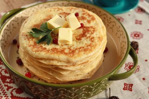 Блины дрожжевые домашние