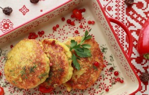 Драники с капустой постные